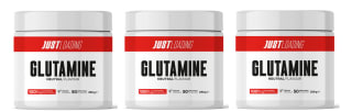 3 Botes de Just Loading Glutamina sabor Neutro 250g por 8.97€