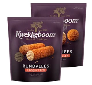 Alle Kwekkeboom 1+1 gratis bij de Plus