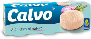 2 packs Calvo Atún Claro al Natural 3 x 80g por 4,92€