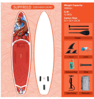 Funwater SUP board voor € 110,53 dmv code bij AliExpress