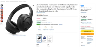 Auriculares JBL Tune 780NC por $1,226 en Amazon