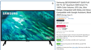 SAMSUNG QLED Full HD Smart TV voor €259,02 bij Amazon