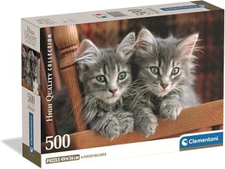 Clementoni Puzzle Adulto 500 Piezas Collection Kittens Compact Box por 5.99€