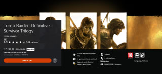 Tomb Raider: Definitive Survivor Trilogy por $32 | PlayStation Turquía