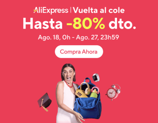 Vuelta al cole AliExpress | Códigos exclusivos hasta 60€ en tus compras