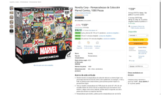 Rompecabezas Marvel 1000 Piezas por $159 | Oferta Amazon