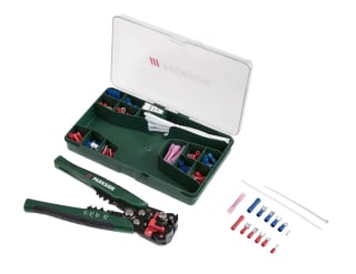 PARKSIDE Juego alicates automáticos para pelar y crimpar, 231 piezas por 7.99€