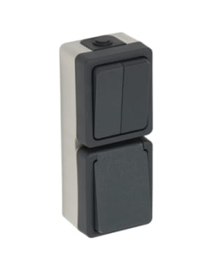 Handson opbouw combinatie stopcontact voor €2,55 bij de Gamma