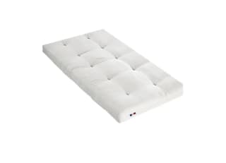 Matelas futon latex+ ouate hyppoallergénique écru à 107,08€