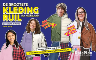 Gratis kleding ruilen tijdens de RataPlan ruildag