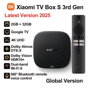 Xiaomi Tv box s 3rd gen reproductor multimedia por 33,80€