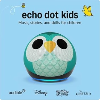 Echo Dot Kids (Newest Gen) – Owl | Smart Speaker with Amazon Kids+ - £28.49