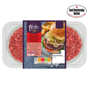 Sainsbury’s Taste the Difference Angus Beef Burgers for £3 Nectar Price