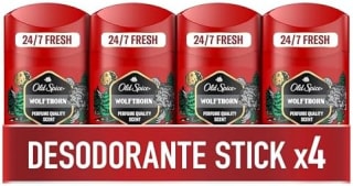 Old Spice Wolfthorn Desodorante Pack 4x50ml por 9,99€