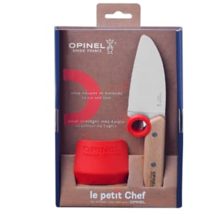 Couteau et protège doigt opinel à 24,99€
