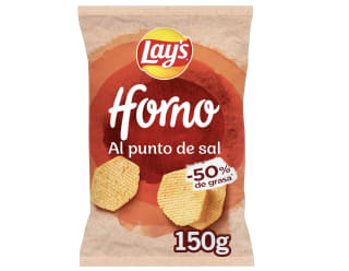 Lay's Patatas al horno al punto de sal bolsa de 150 g por 1,05€