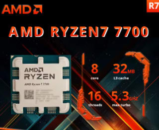 Procesador de CPU AMD Ryzen 7 7700 R7 por 157.74€