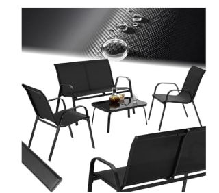 Tectake Conjunto Jardín Exterior para 4 Personas por 86,90€