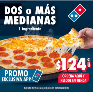 Pizza por $124 pidiendo 2 | Domino's Pizza