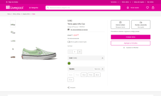 Tenis VANS para niño por $380 | Oferta Liverpool