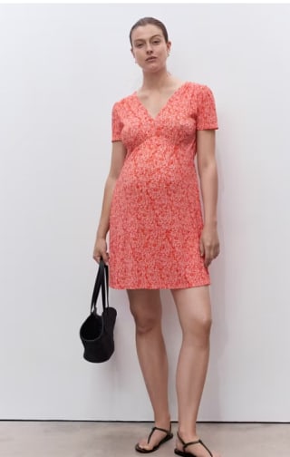 Vestido textura flores premamá por 5.99€