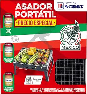 Kit McCormick Sal con Ajo, Condimento, Sazonador y Mini Asador por $120 en Amazon