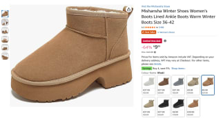 Mishansha Winter Shoes dameslaarzen voor €9,99 bij Amazon