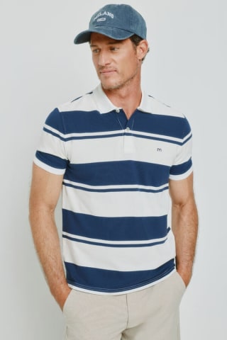 Polo a rayas de manga corta para Hombre Milano por 5.99€