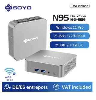 SOYO Mini PC N95 8GB 256GB por 81,24€