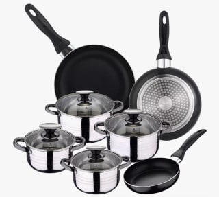 San Ignacio Batería Cocina Premium 8 Piezas + Juego 3 Sartenes por 48.94€
