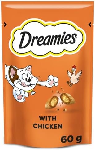 Get Dreamies Cat Treats with Chicken (8 x 60g) for £3.73 at Amazon.
