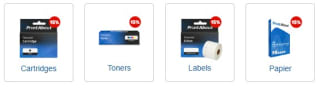 15% korting op alle PrintAbout huismerkproducten