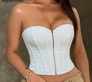 Apperloth A Top corset estilo Y2K de Apperloth por $12.592 en Shein Chile