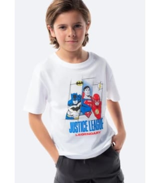 Camiseta de niño La Liga de la Justicia por 1.99€.
