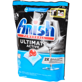 120 stuks Finish Powerball vaatwastabletten All-in-1 voor 11,99 euro in de weekactie