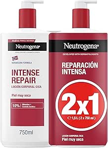 2 botes Neutrogena Fórmula Noruega Loción Corporal CICA 750 ml por 12.43€