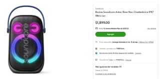 Bocina Soundcore 80W IPX7 $1,899 | Oferta Bodega Aurrera