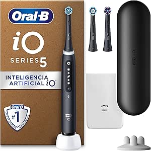 Oral-B iO 5 Cepillo Dientes Eléctrico, 3 Cabezales, 1 Estuche De Viaje por 79.99€