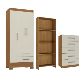 combo closet, cómoda y librero al 61%OFF en ripley.cl