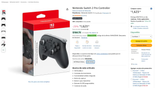 Nintendo Switch 2 Pro Controller por $1,424 en Amazon
