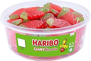 Haribo Giant Strawbs 825g Tub Prime Deal £3.81