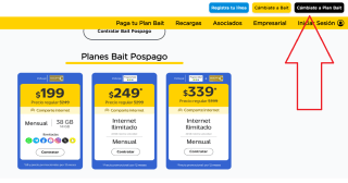 Plan Bait de 38GB + Membresía Sams por $199