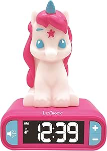 LEXIBOOK, Unicornio Reloj Despertador Luz Nocturna, RL800UNI por 24.79€