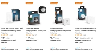 40% korting op Philips Hue (1 product bij aankoop van 2) bij Amazon