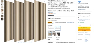 TONOR Akoestische Wandpanelen voor €99,99