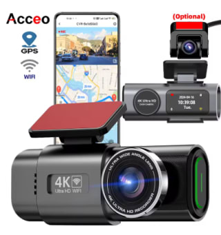 4K Dashcam Acceo DVR-B53P voor €27,19 dmv code bij Aliexpress