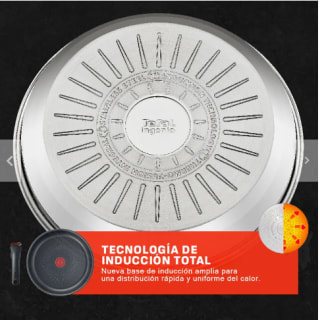 Bateria d/cocina Acero inoxidable Ingenio 6 PCS c/mango TEFAL $49.990 en Sodimac, Cl