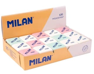 Boite de 30 Gommes Milan Multicouleur à 3,08€