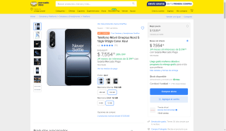 OnePlus Nord 5 512GB por $7,535 | Mercado Libre