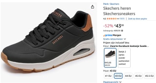 Skechers Uno Suited On Air voor €43 bij Amazon